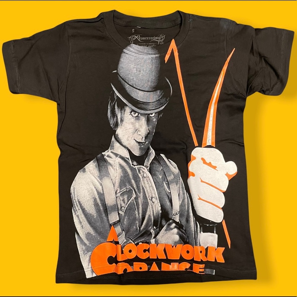 A clockwork orange  movie graphic Tshirt !
Brand new